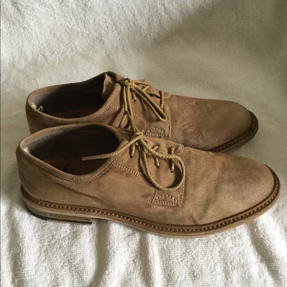 Officine Creative Brown suede dress shoes size 8US